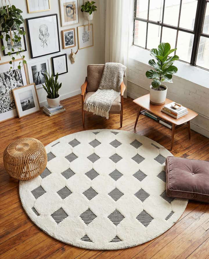 6' x 6' Prismatic Round Rug