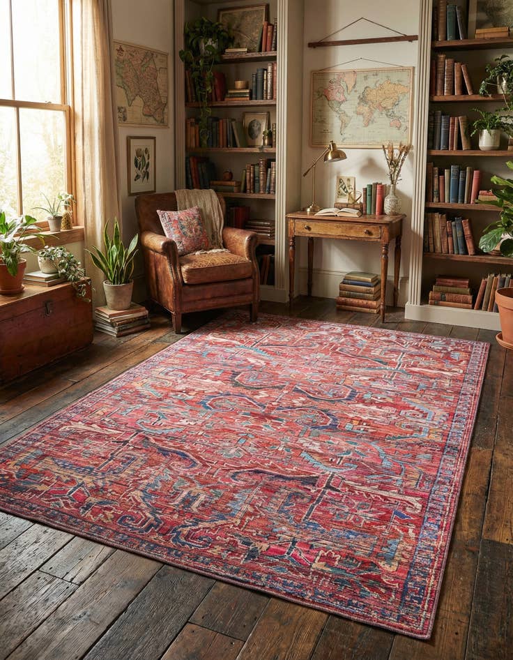 Detail image of 6' x 9' Washable Maahru Rug