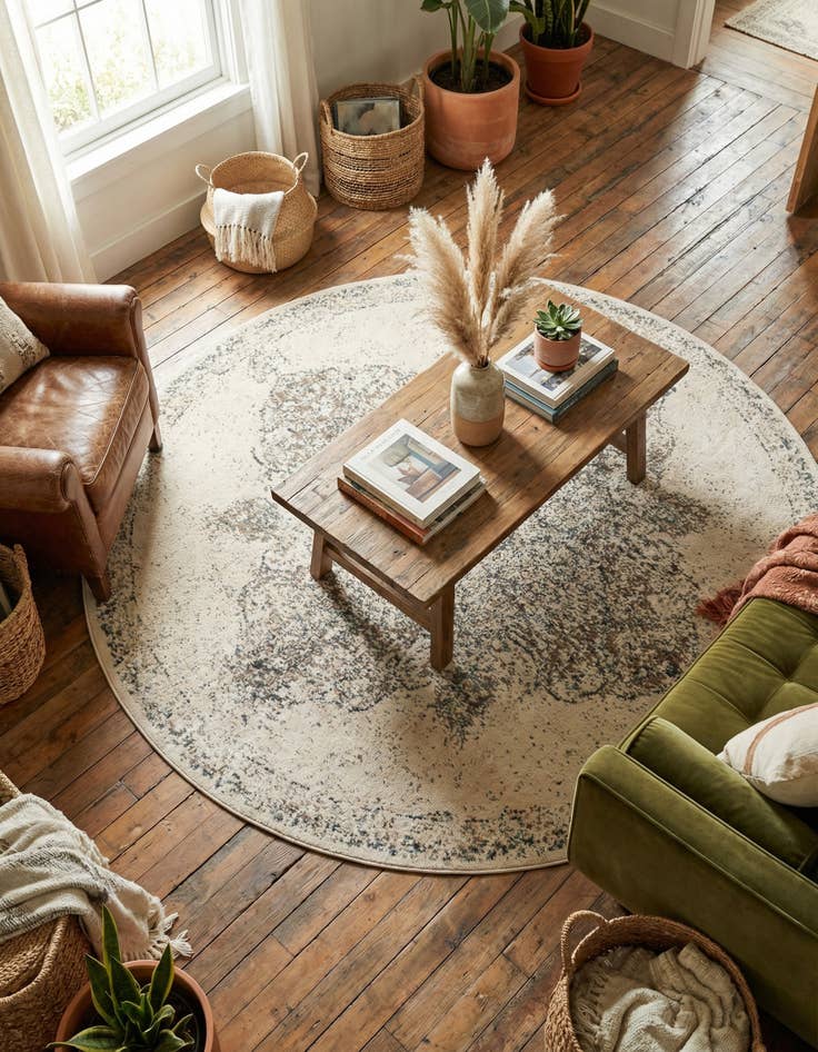 Detail image of 8' x 8' Mojave Round Rug