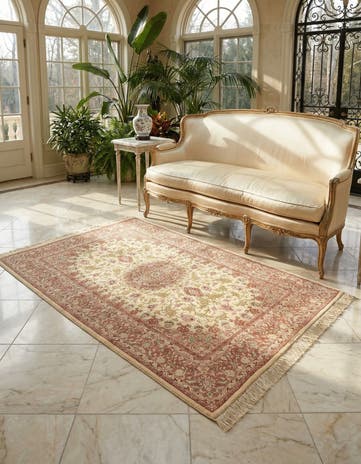 3' 3 x 5' Ghom Silk Rug