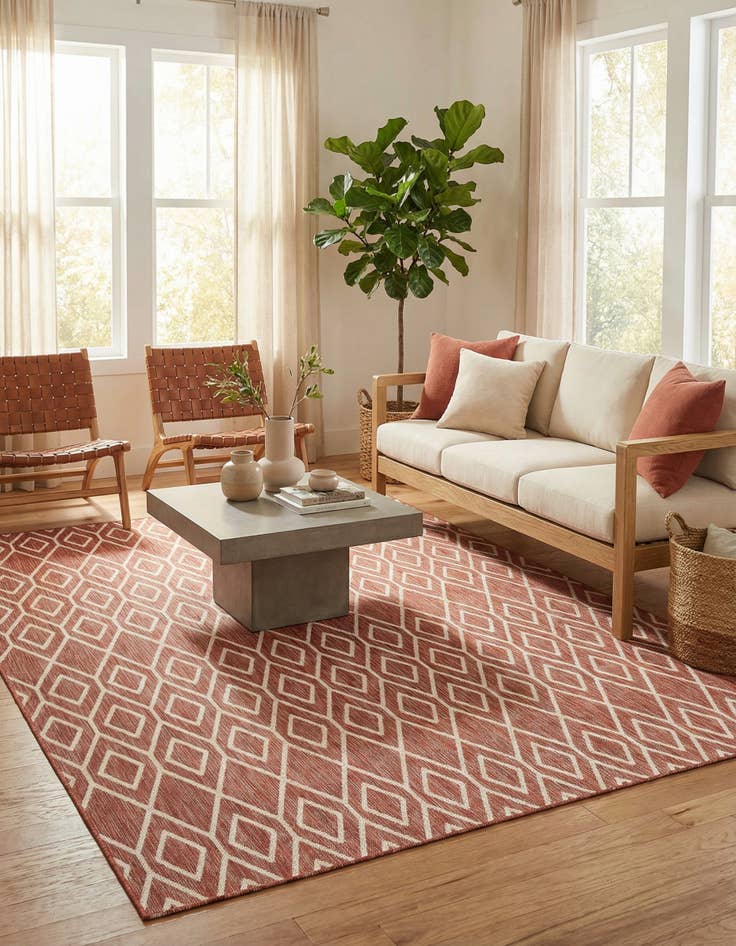 Detail image of 7' 10 x 10' Washable Jill Zarin Turks and Caicos Indoor / Outdoor Rug