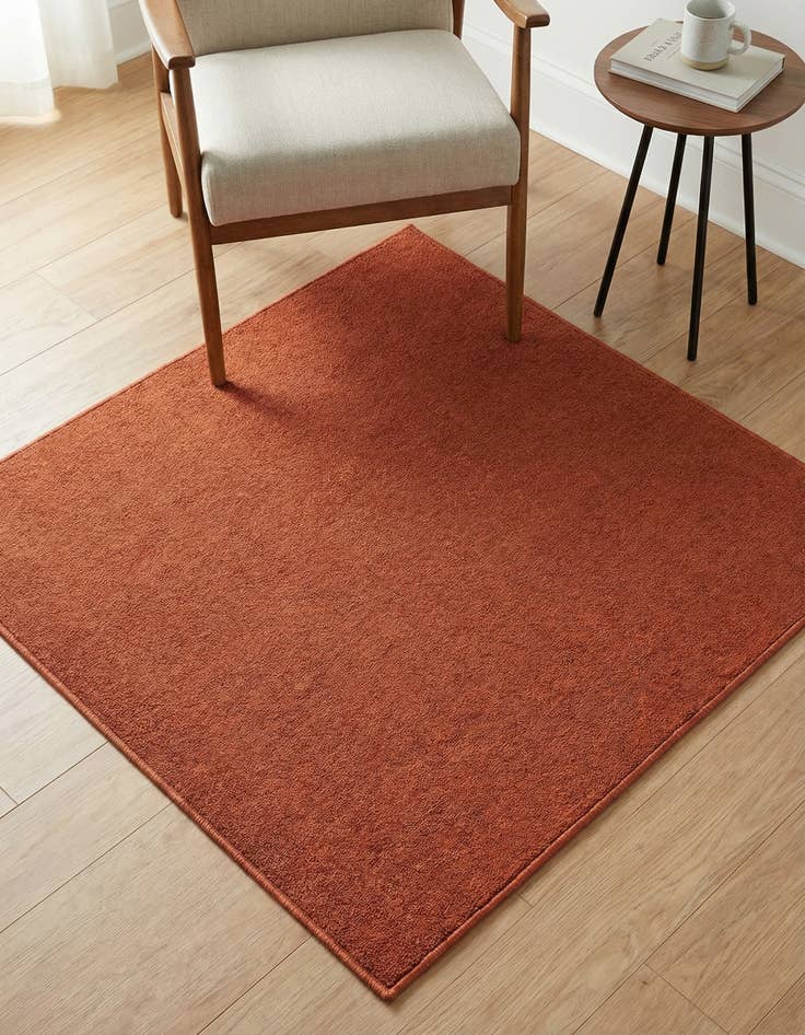 Detail image of 3' 3 x 3' 3 Everyday Solid Square Rug