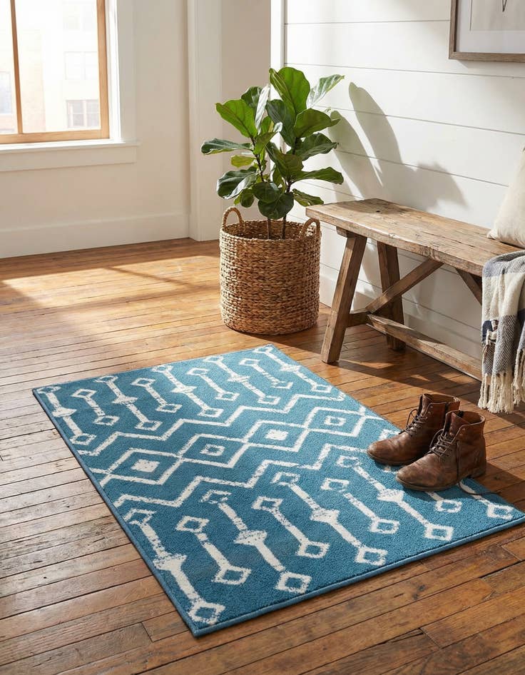 Detail image of 2' x 3' Kasbah Trellis Rug