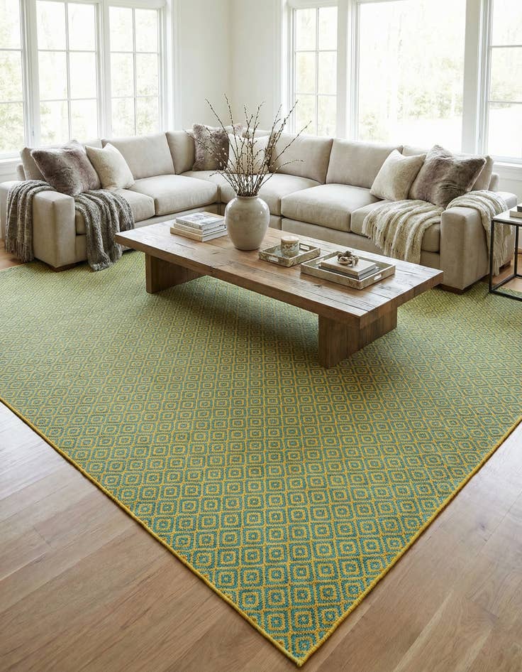 Detail image of 13' x 13' Easy-Clean Jill Zarin Costa Rica Indoor / Outdoor Square Rug