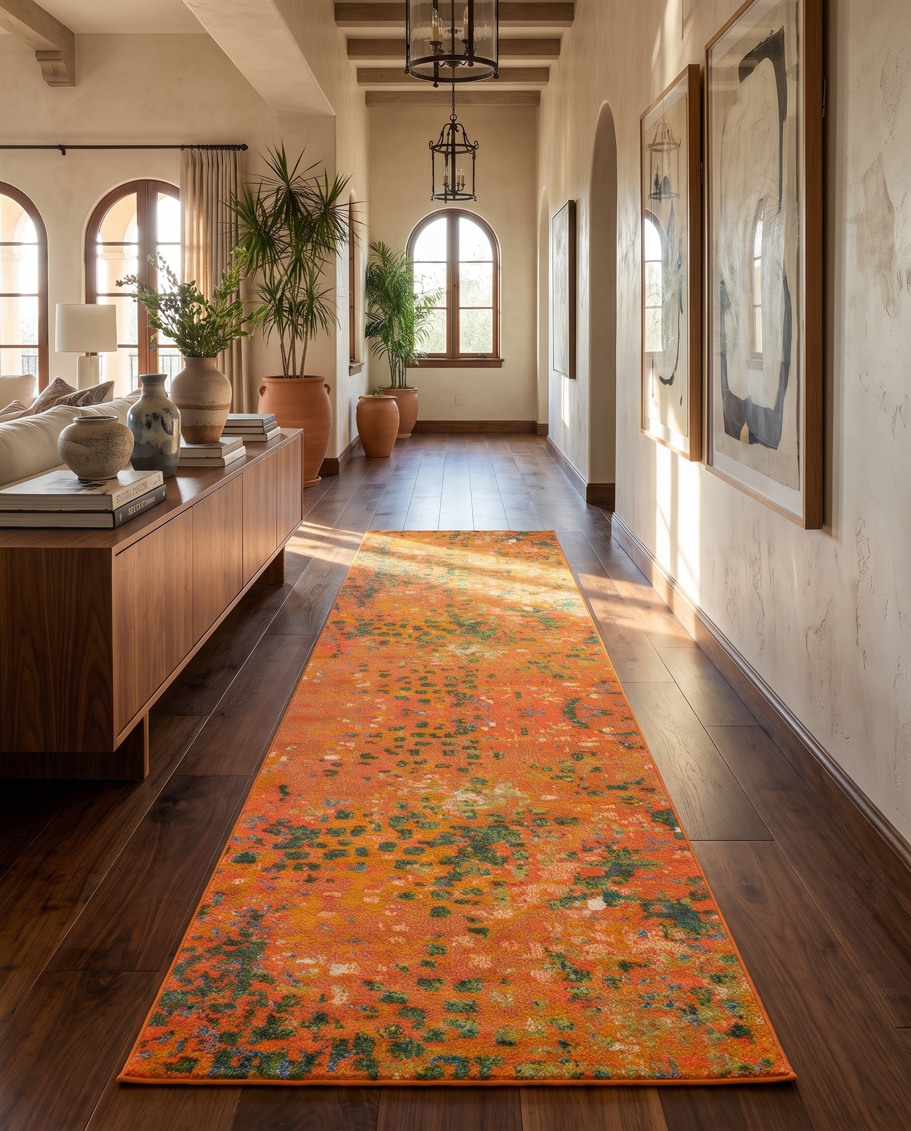 2' 7 x 10' Washable Sevilla Runner Rug