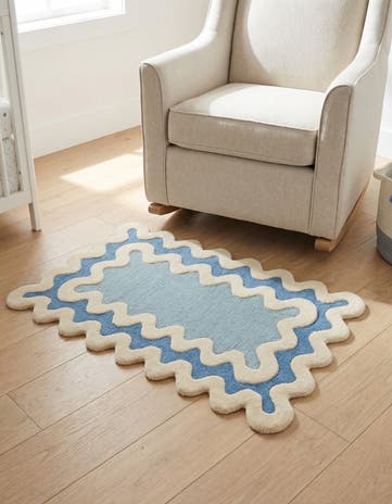 2' x 3' 1 Happy Rugs Wiggles Wool