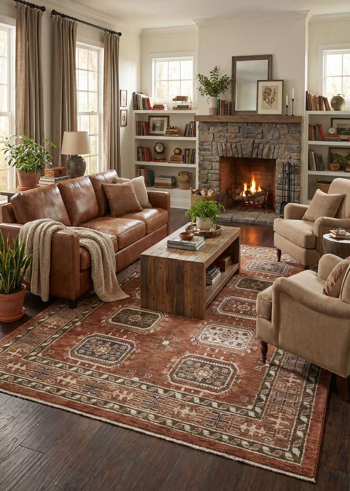 9' x 12' 6 Grand Tradition Rug