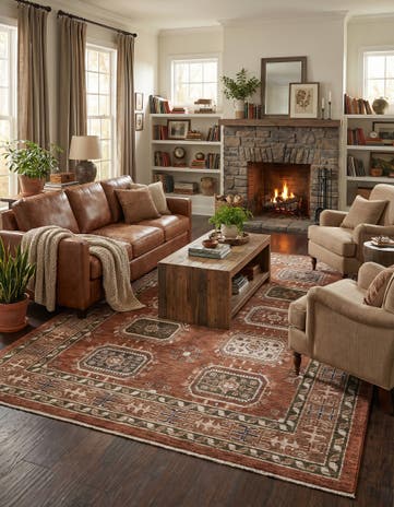 9' x 12' 6 Grand Tradition Rug