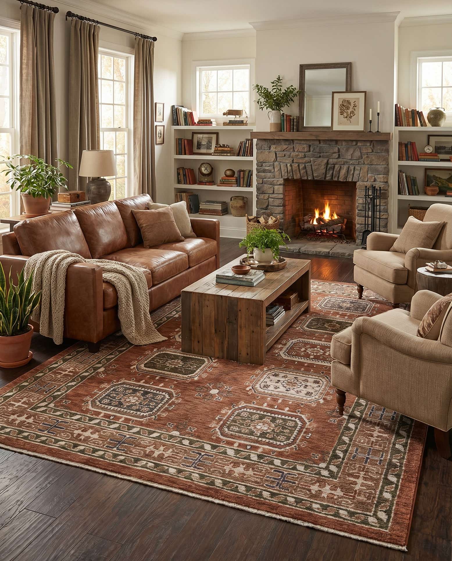 9' x 12' 6 Grand Tradition Rug