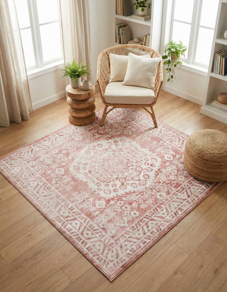 Detail image of 6' x 6' Oxford Square Rug