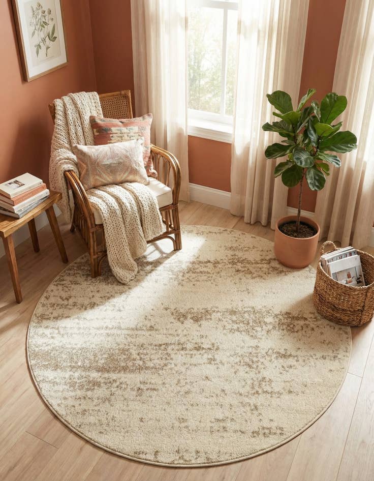 Detail image of 4' x 4' Loft Round Rug