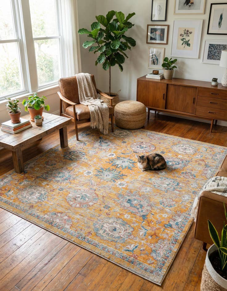 Detail image of 7' 10 x 7' 10 Lola Square Rug