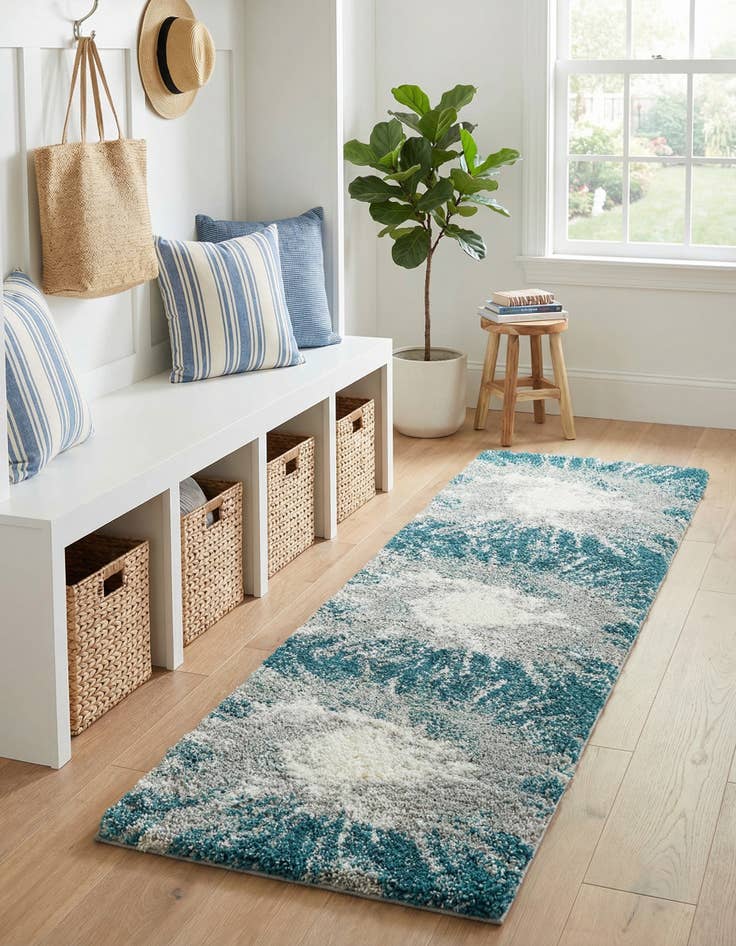 Detail image of 2' 7 x 8' Soft Touch Shag Runner Rug