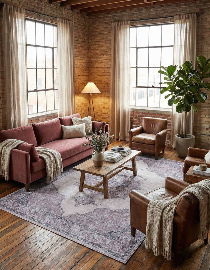 Detail image of 9' 2 x 12'  Washable Mangata Rug