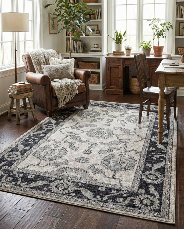 Detail image of 5' 3 x 8' Eco Traditional Rug