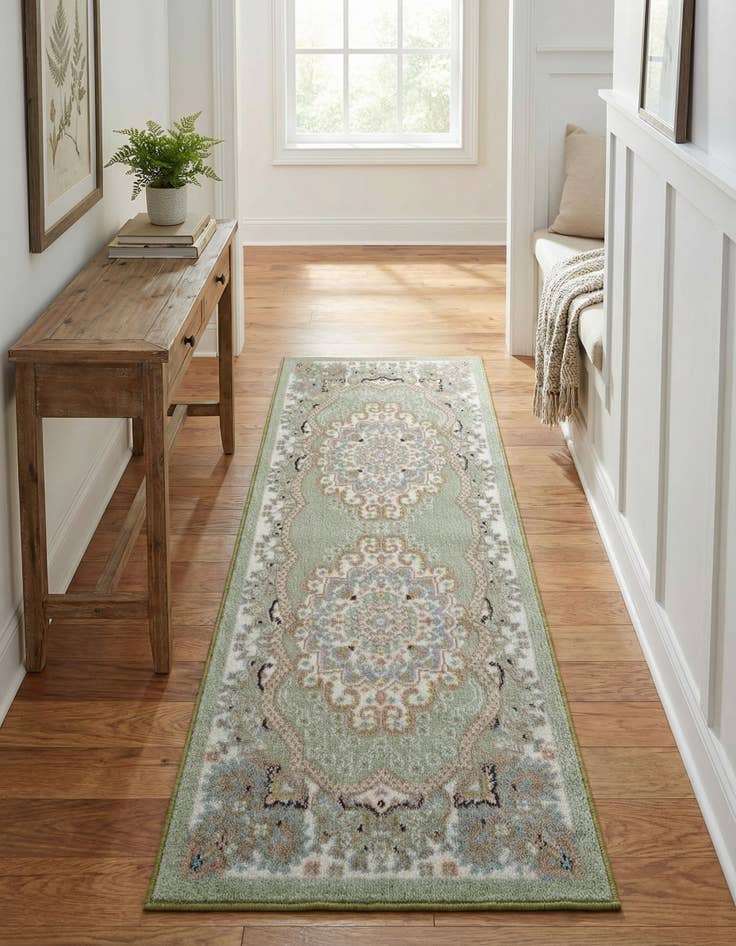 Detail image of  2' x 5' Kamala Washable Runner Rug