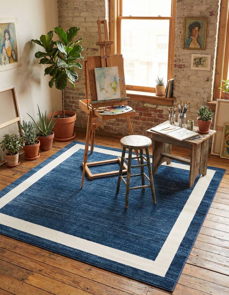 Detail image of 7' 10 x 7' 10 Angelica Square Rug