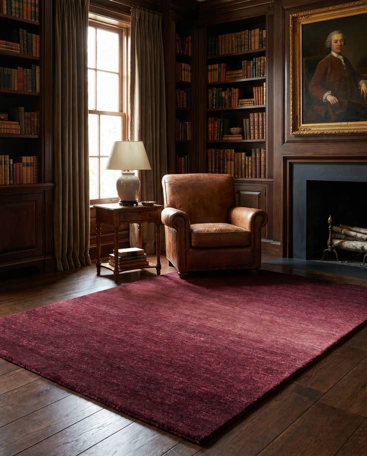 Detail image of 4' x 5' 10 Hand Knotted Gabbeh Wool Rug