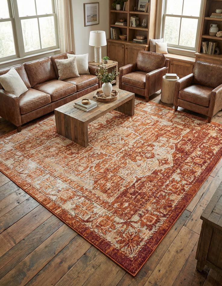 Detail image of 7' 10 x 7' 10 Isabella Square Rug