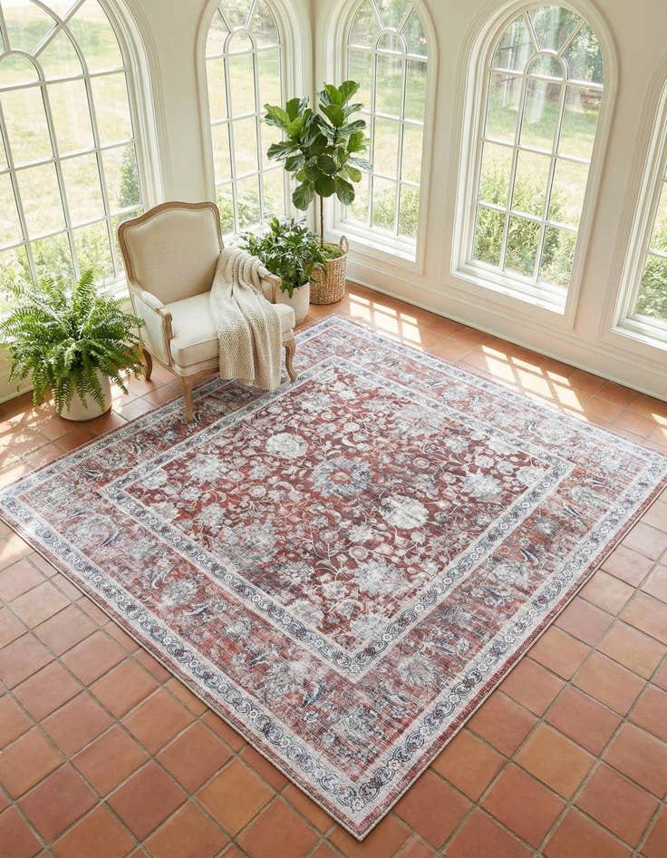 Detail image of 7' 10 x 7' 10 Yara Square Rug