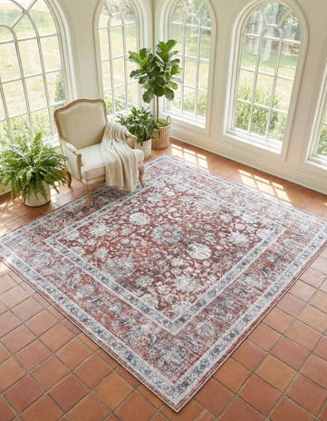 7' 10 x 7' 10 Washable Yara Square Rug