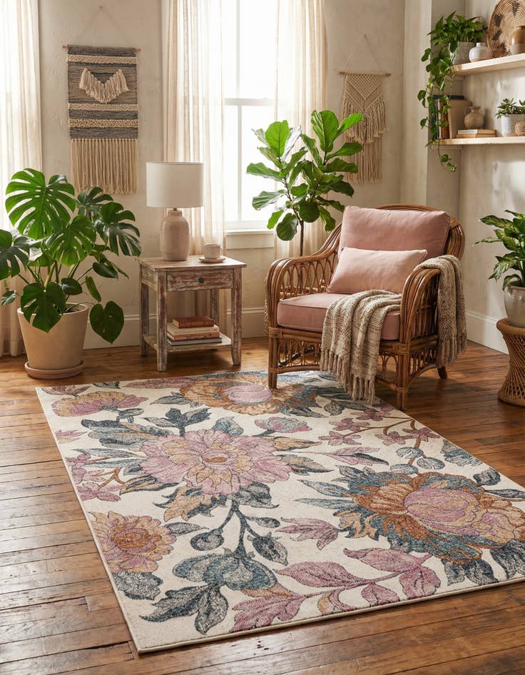 Detail image of 5' x 8' Blossom Rug