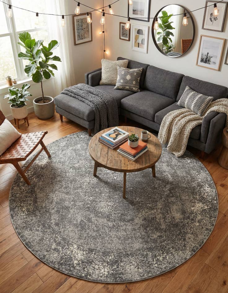 Detail image of 10' x 10' Oregon Round Rug