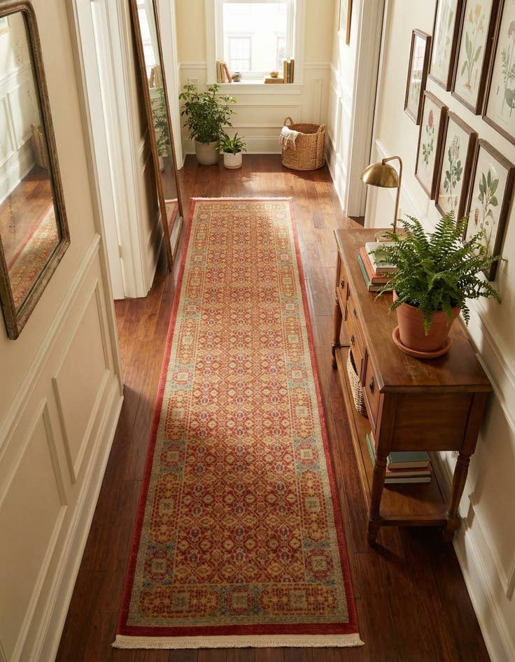 Detail image of 2' 7 x 10' Mamluk Runner Rug