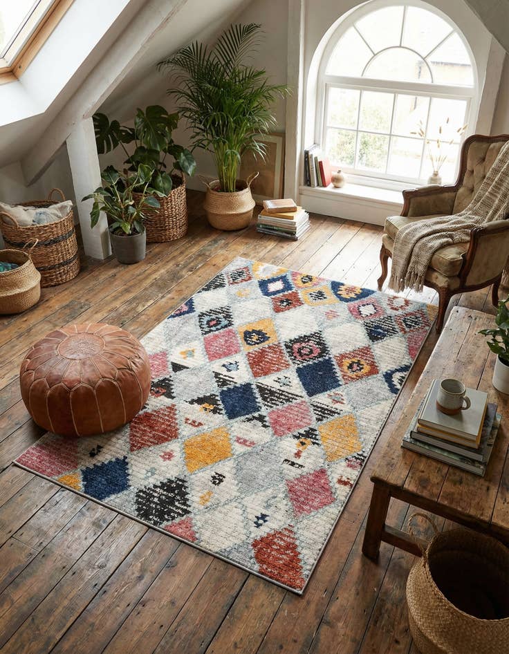 Detail image of 4' x 6' Morocco Rug