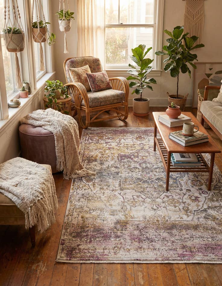 Detail image of 5' 3 x 7' 9 Deepa Rug