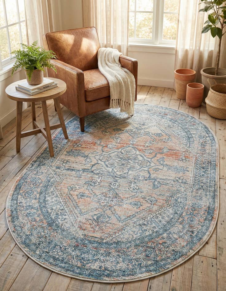 Detail image of 4' x 6' Newport Oval Rug
