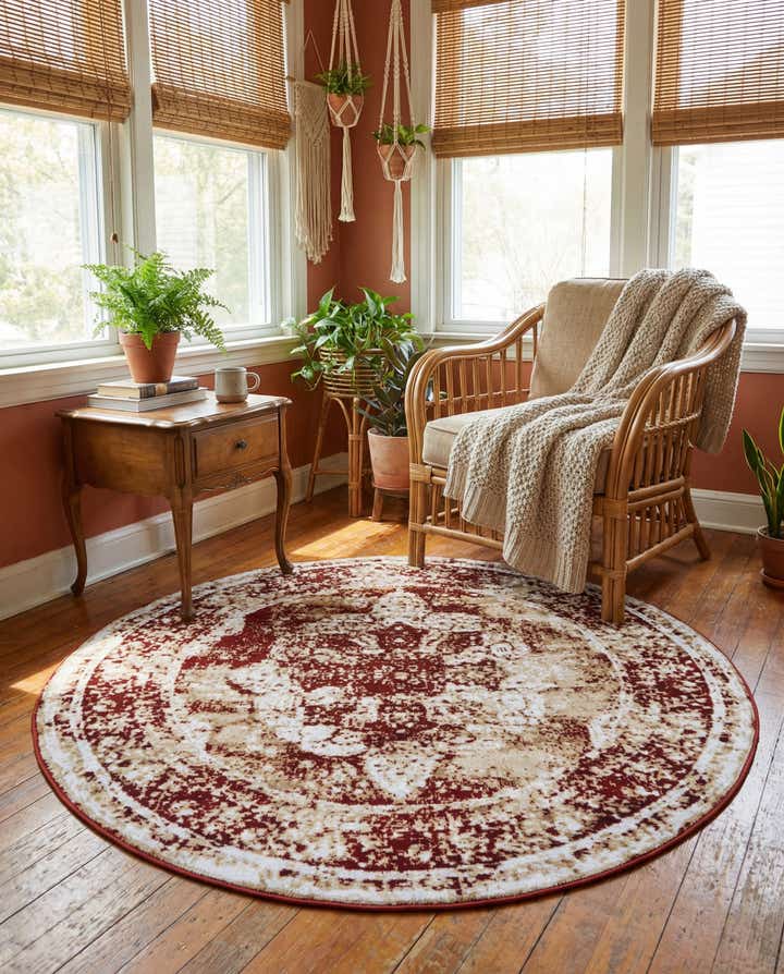 5' 3 x 5' 3 Monte Carlo Round Rug