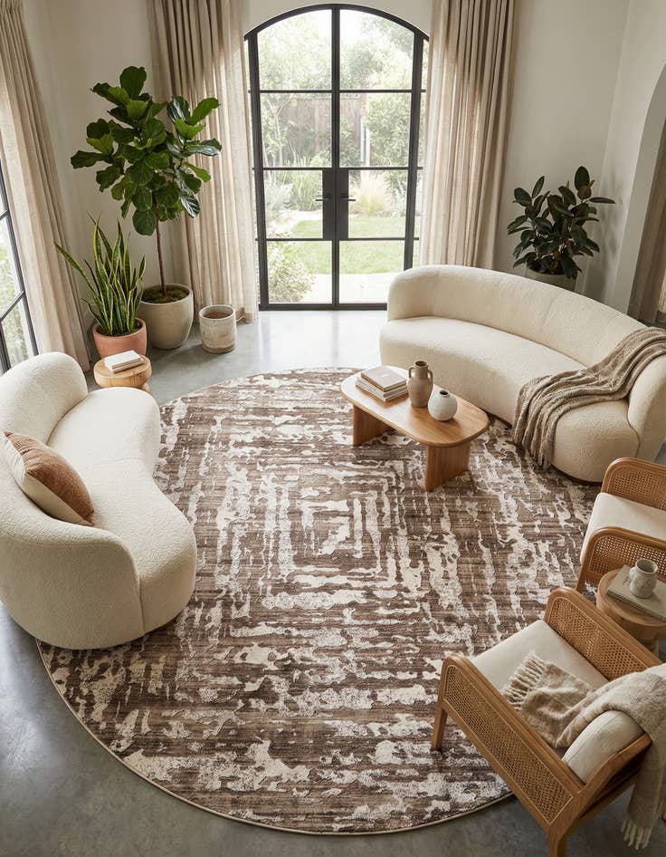 Detail image of 10' 8 x 10' 8 Hermitage Round Rug