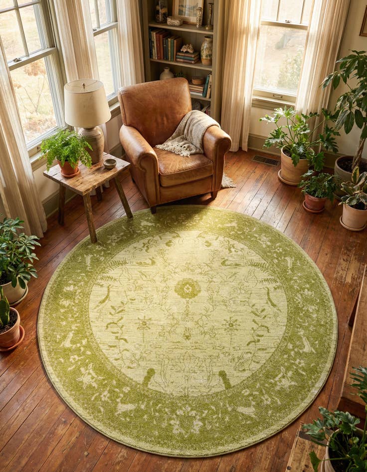 Detail image of 7' 10 x 7' 10 Miranda Round Rug