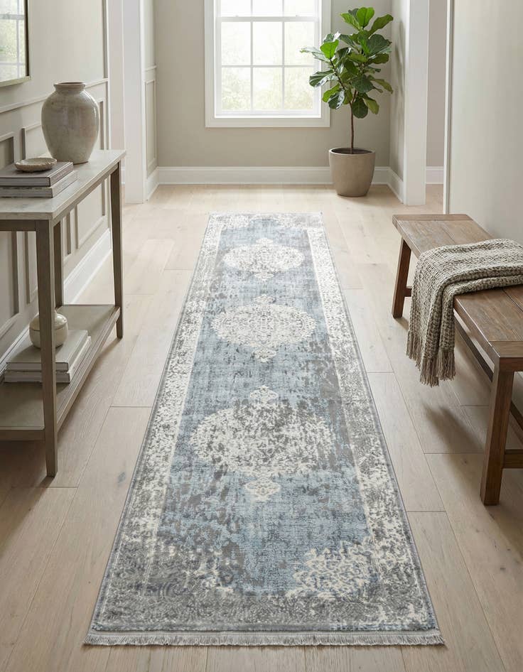 Detail image of 2' 7 x 12' New Vintage Runner Rug