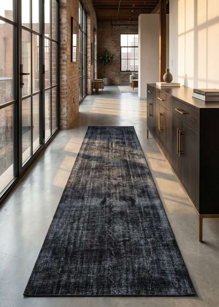 6' 7 x 9' 10 Ultra Vintage Wool Runner Rug
