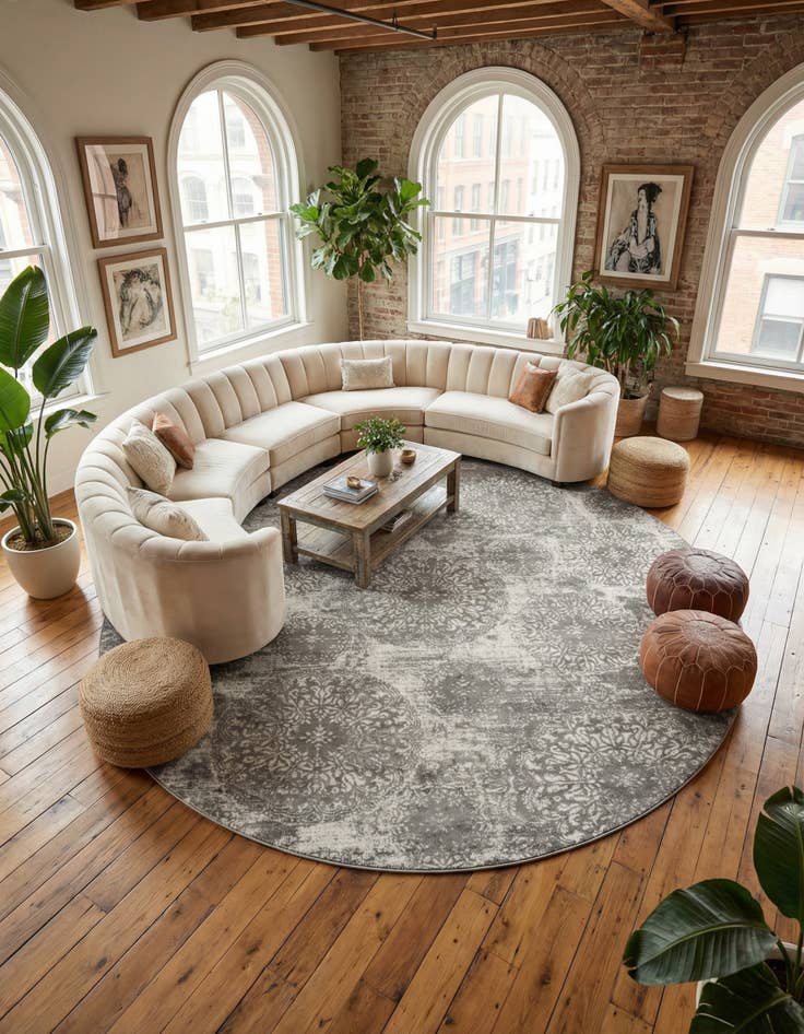 Detail image of 12' x 12' Monaco Round Rug