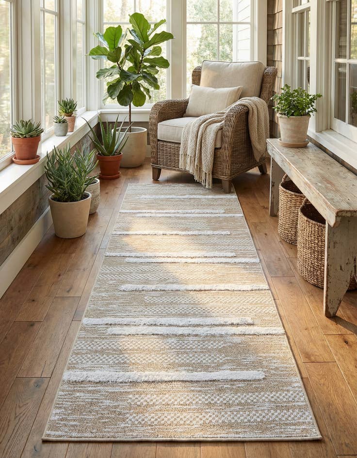 Detail image of 2' 7 x 8' Abbey Runner Rug