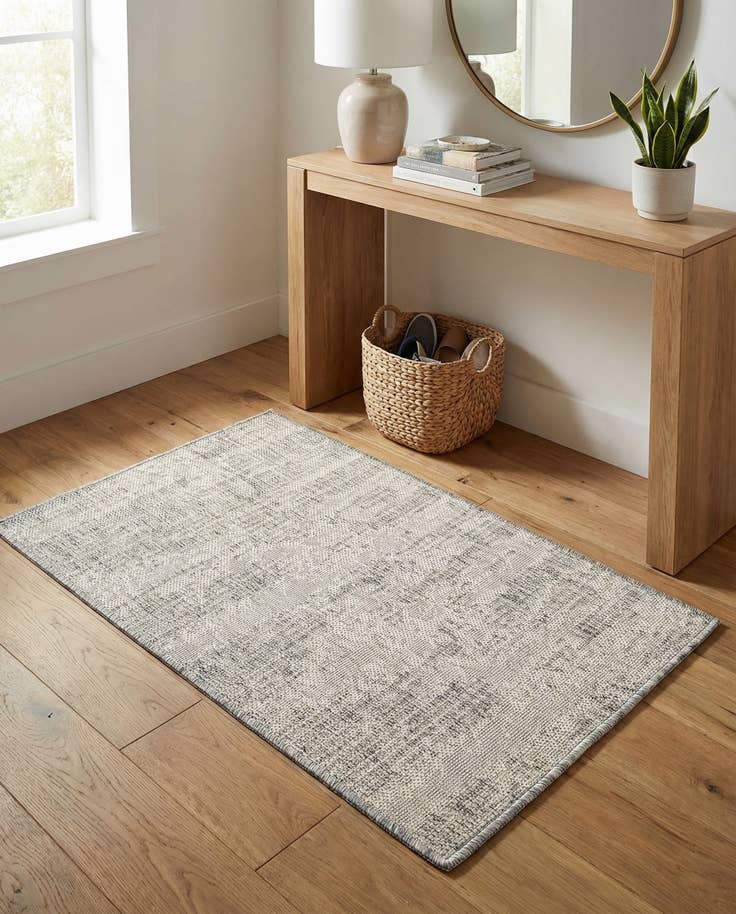 Detail image of 2' x 3' Easy-Clean Modern Indoor / Outdoor Rug