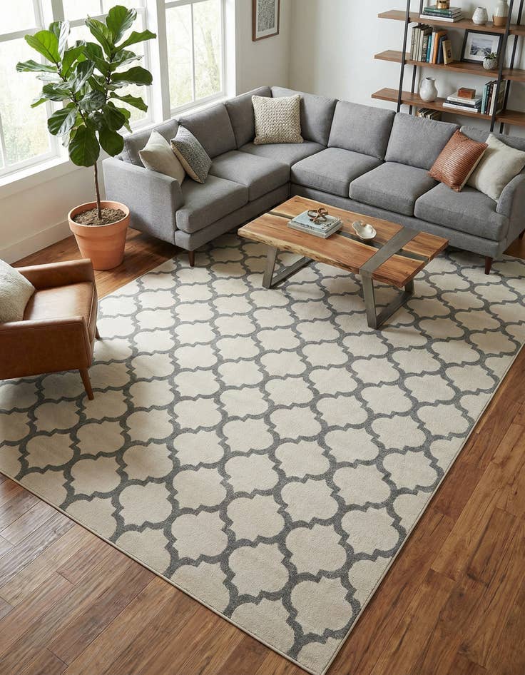 Detail image of  10' x 13' Lattice Rug