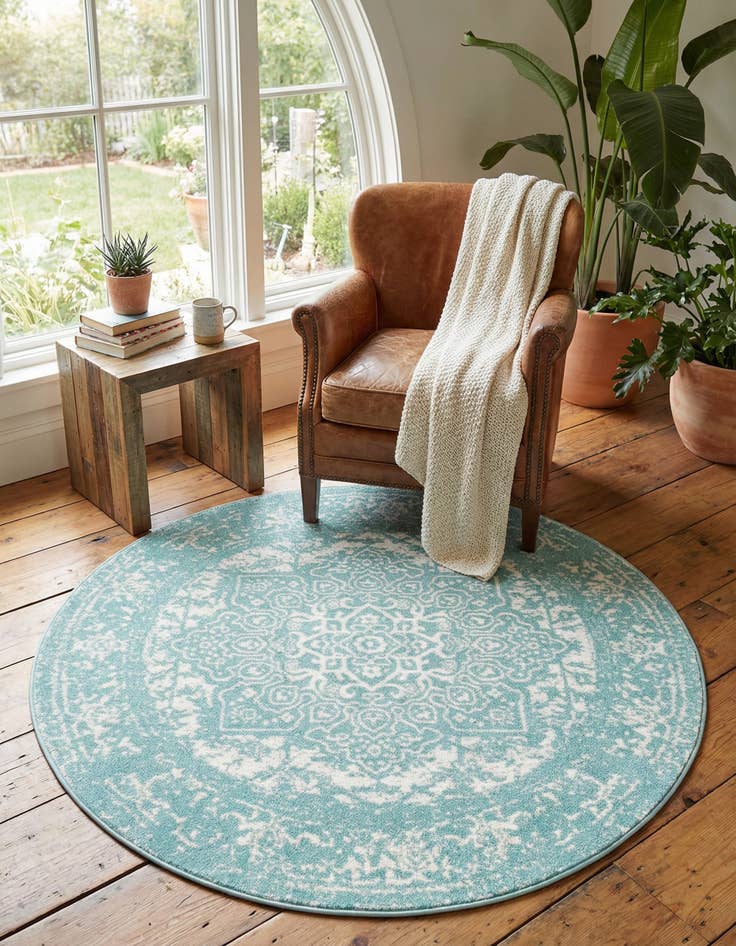 Detail image of 5' 3 x 5' 3 Arlington Round Rug