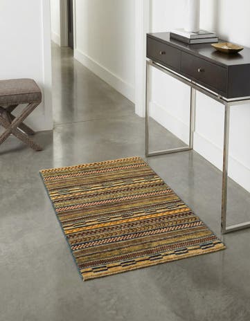 2' 8 x 4' Hand Knotted Modern Ziegler Rug