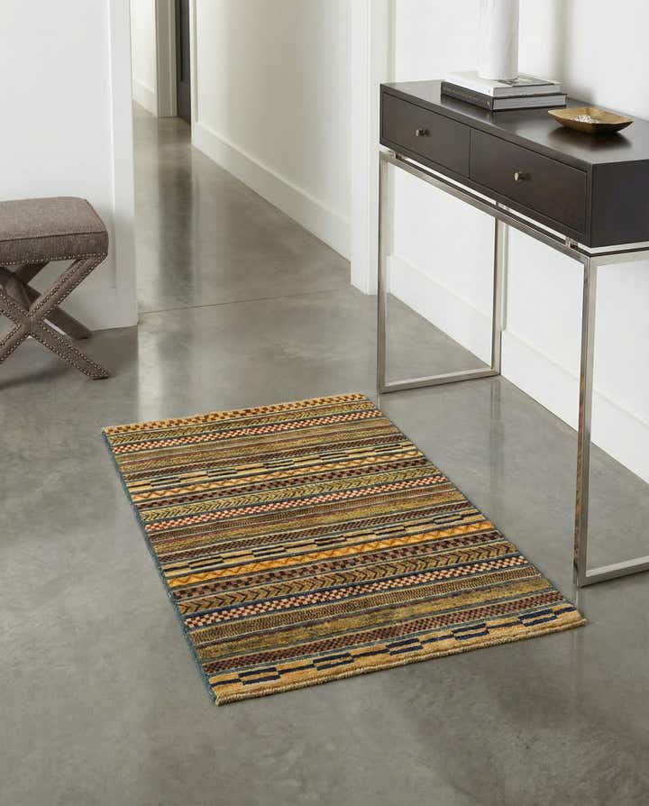 2' 8 x 4' Hand Knotted Modern Ziegler Rug