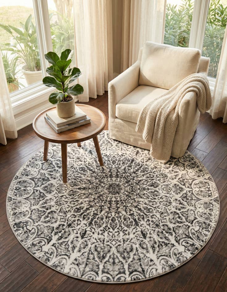 Detail image of 5' 3 x 5' 3 Monte Carlo Round Rug