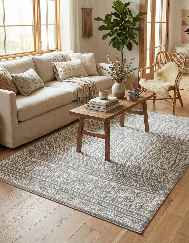 Detail image of 5' 3 x 8' Uptown Cloisters Rug