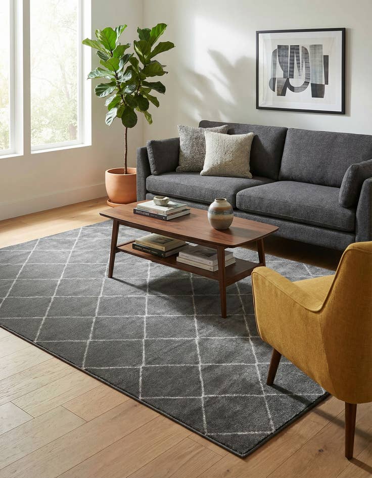 Detail image of 6' x 9' Vogue Geo Rug