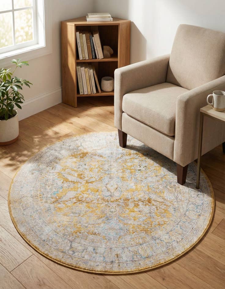 Detail image of 3' 6 x 3' 6 Timeless Round Rug