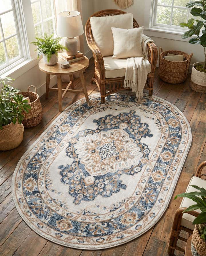 4' x 6' Oxford Oval Rug