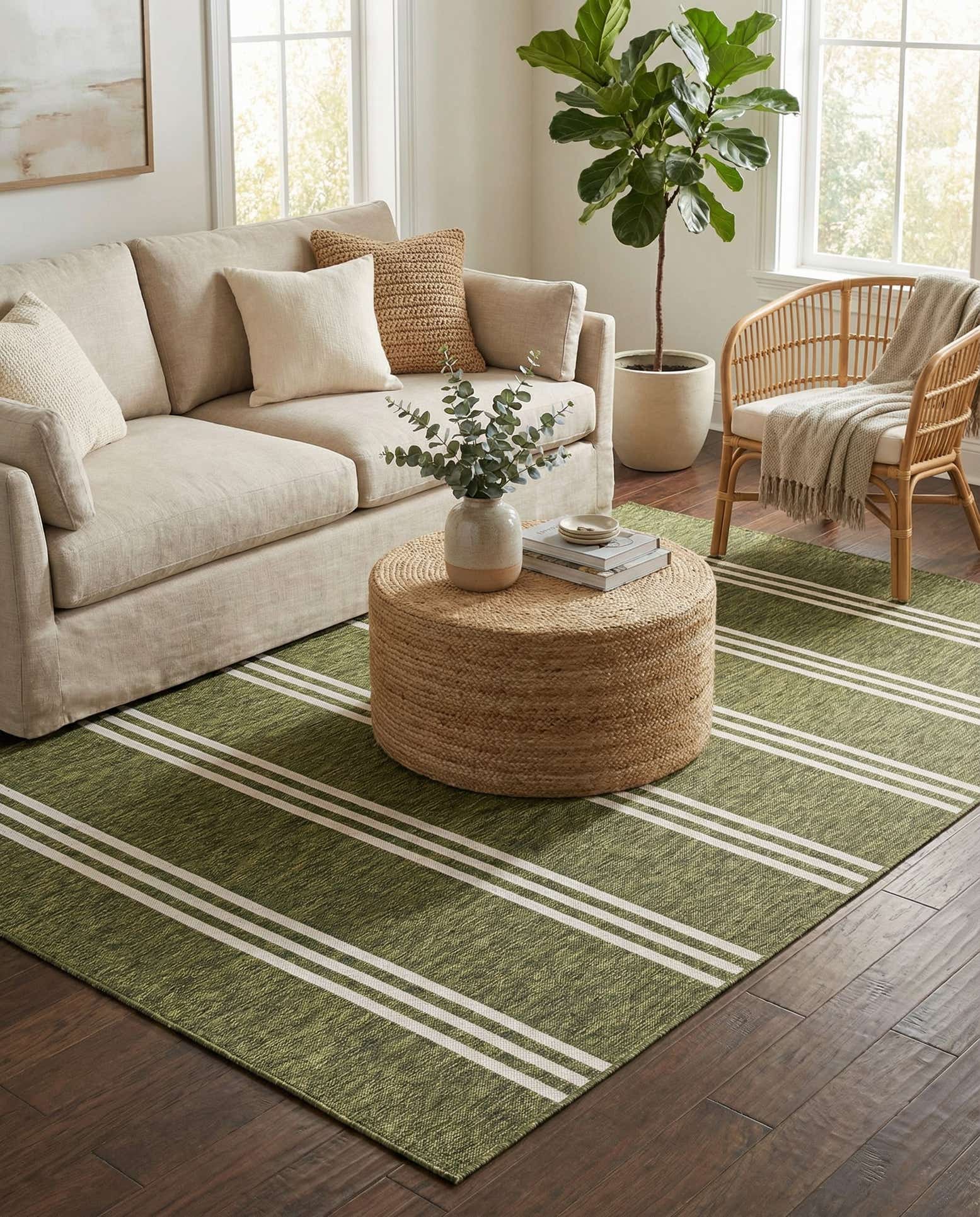 6' x 9' Easy-Clean Jill Zarin Anguilla Indoor / Outdoor Rug