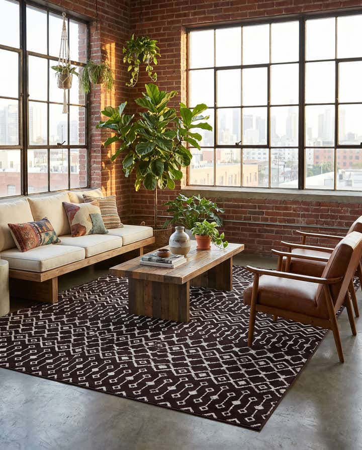 10' x 10' Kasbah Trellis Square Rug